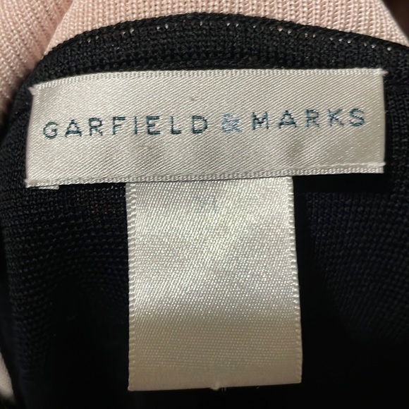Garfield & Marks black zip jacket with pale pink stripes. Size XL. VGUC - Picture 5 of 6